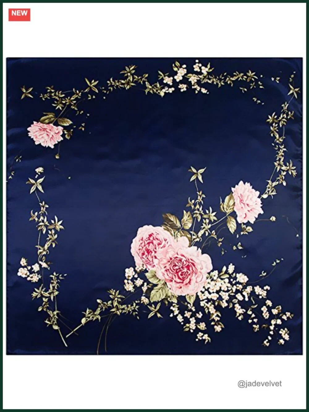 2pk Satin Head Scarf for Women 35x35 Silk Feel Hair Wrap Bandana